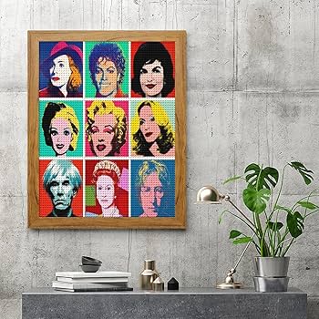 Amazon | アンディ・ウォーホル ダイヤモンドアート 5D ビーズ